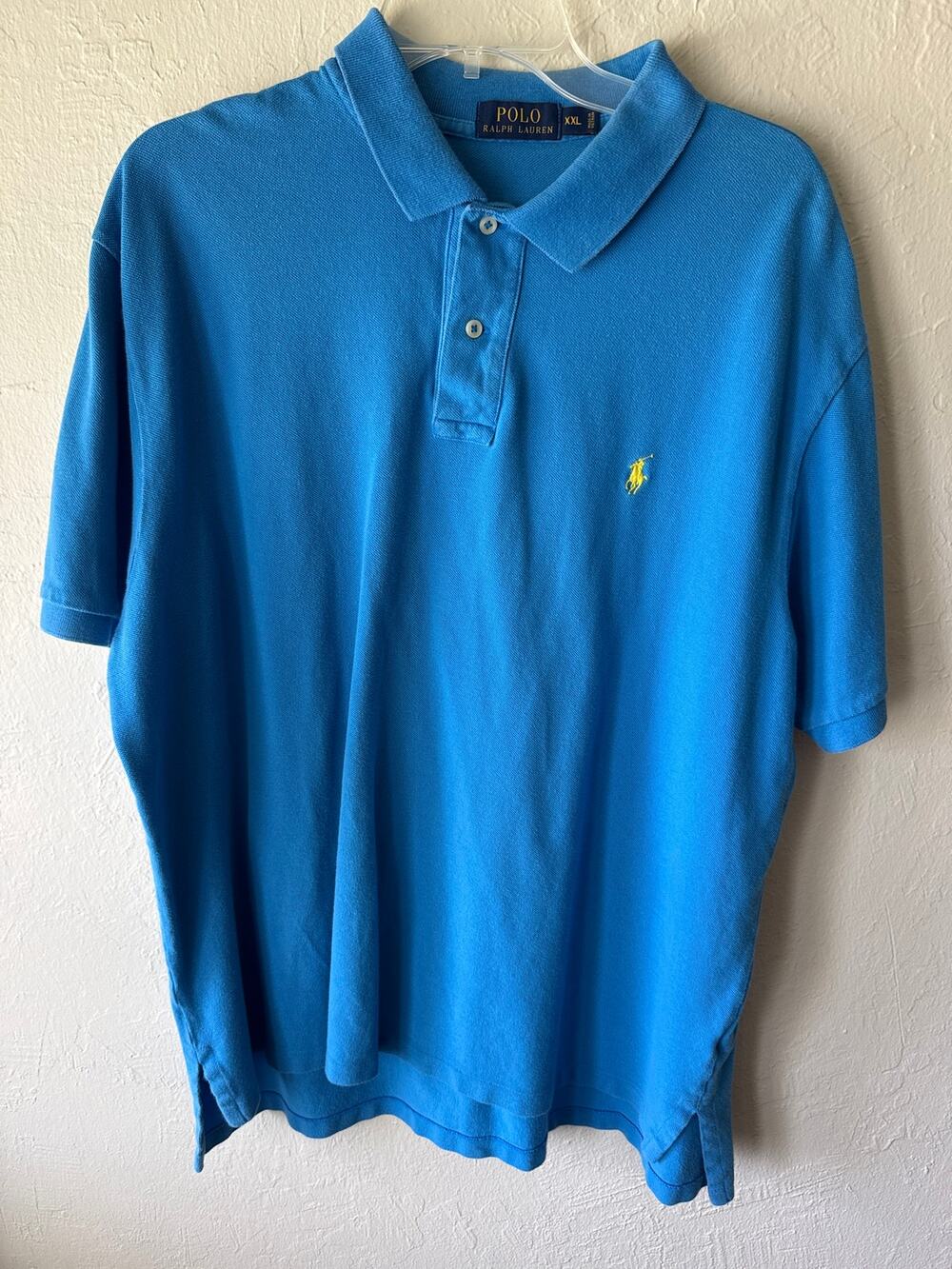 Men's Ralph Lauren Short Sleeve Polo Shirt in Blue, Size XXL